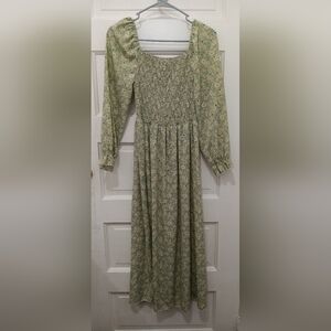 Floral Long Sleeve Dress